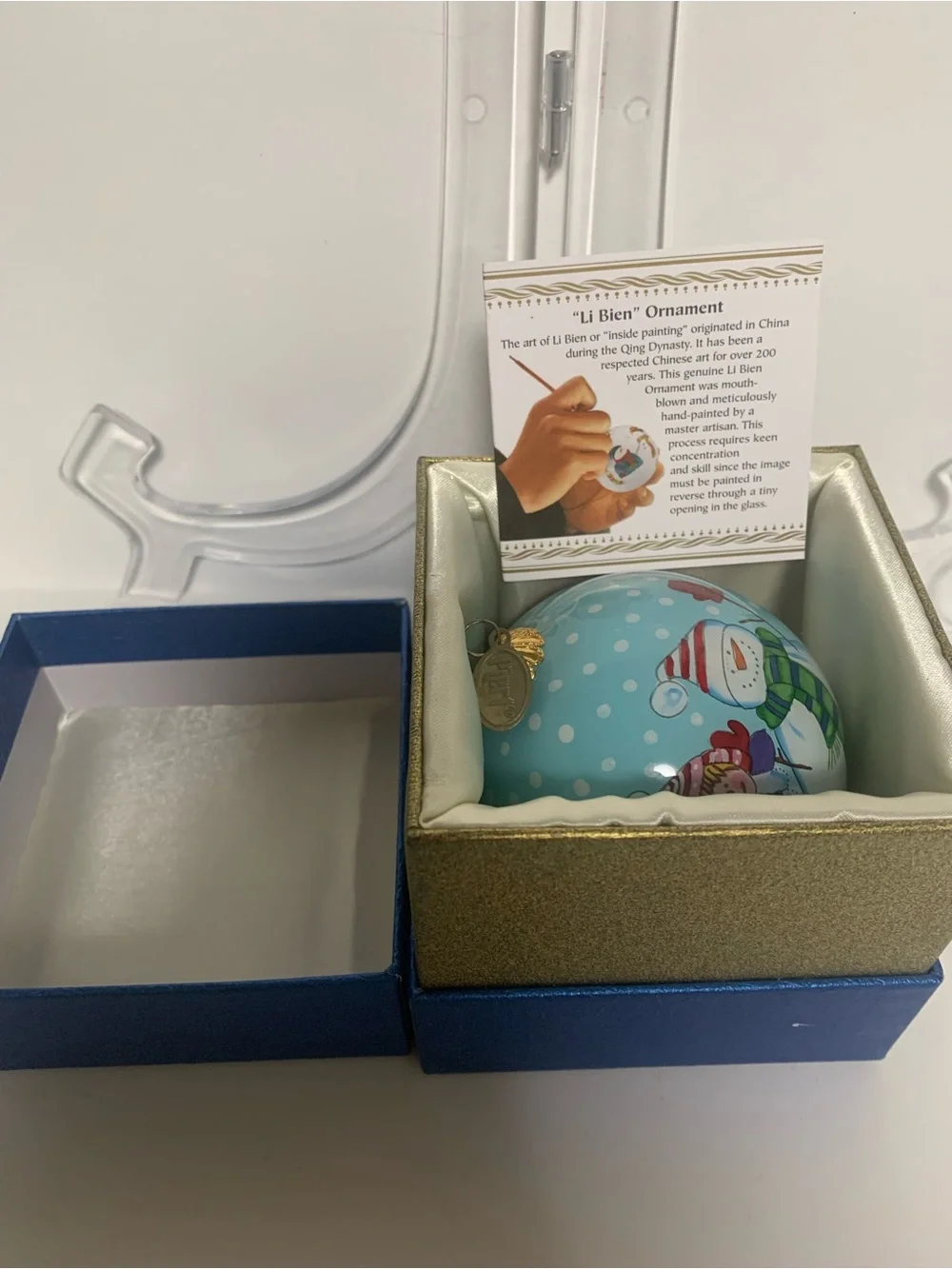 Pier1 Li Bien hand painted ornament